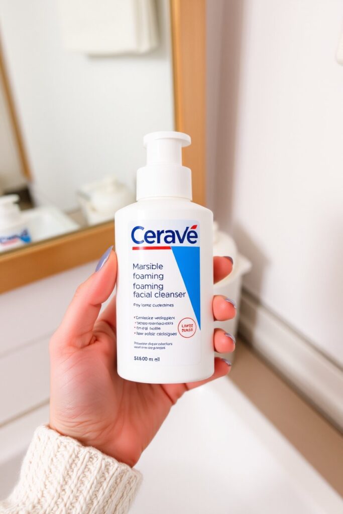 cerave foaming facial cleanser
