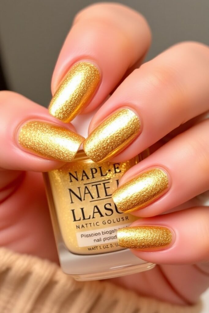 metallic gold