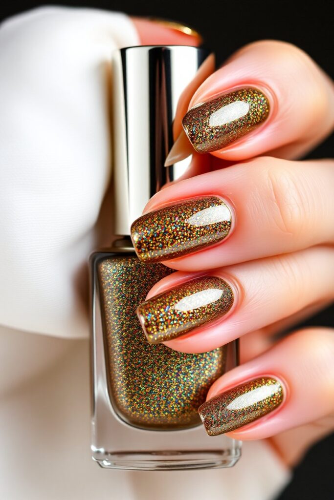 shiny nail polish